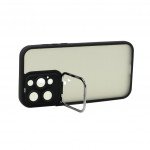 Wholesale Matte Finish Corner Edge Bumper Camera Protection Cover Case for iPhone 14 Pro Max 6.7 (Black)